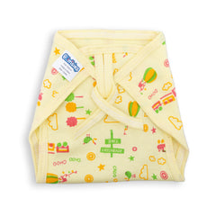 Reusable Cotton Lace Tie-Up Nappy - Pack of 12