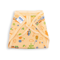 Reusable Cotton Lace Tie-Up Nappy - Pack of 12