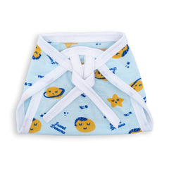 Reusable Cotton Knit Lace Tie-Up Nappy