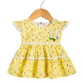 Sleeveless Girls Frock - Printed Floral