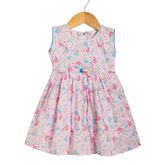Sleeveless Girls Frock Pink
