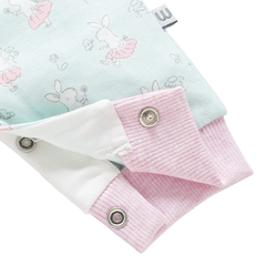 Girls Romper - Bunny Print