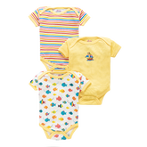 Half Sleeve Romper - Pack of 3