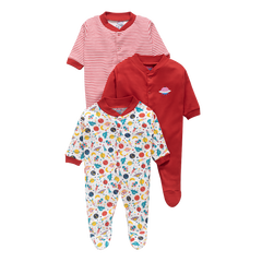 Full sleeve sleepsuit - Pack of 3