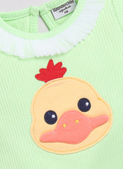 Girls Romper - Applique