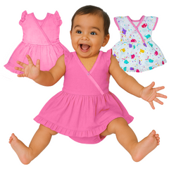 Muslin Frock Set - Pack of 2