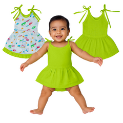 Muslin Frock Set - Pack of 2