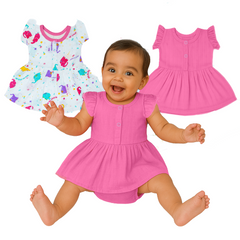 Muslin Frock Set - Pack of 2