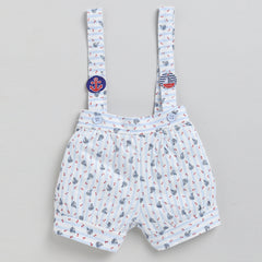 Bow T-Shirt with Gallice Shorts - Navy