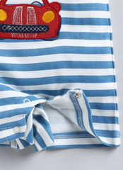 Boys Romper - Red Car