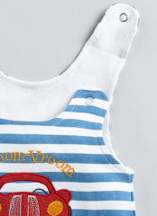 Boys Romper - Red Car