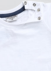 Boys Romper - Red Blue Bear