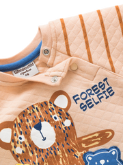 Full Sleeve Romper - Brown Teddy