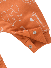 Full Sleeve Top with Dungaree - Tiger