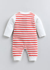 Boys Romper - Red Giraffe