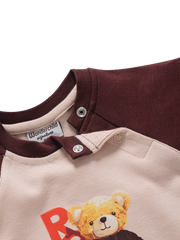 Boys Full Sleeve Romper - Teddy Relax