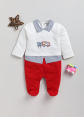 Fancy Romper - Train