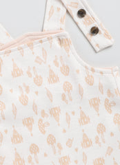 Full Sleeve Green Top with Gallice Dungaree