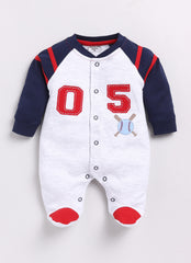 Boys Full Sleeve Baseball Romper