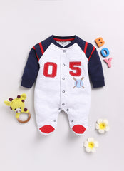 Boys Full Sleeve Baseball Romper