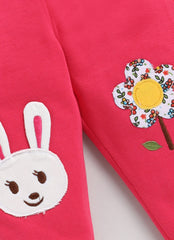 Girls Pajama - Red Bunny