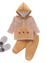 Full Sleeve Hood with Pants - Brown Bear