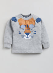 Boys Tshirt and Pajama - Blue Grey Tiger