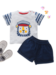 T-shirt and Shorts Set - Sailor