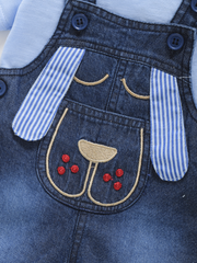 Boys Dungaree - Blue Dog