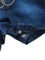 Boys Dungaree - Blue Dog