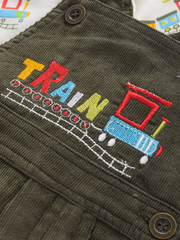 Boy's Dungaree - Train