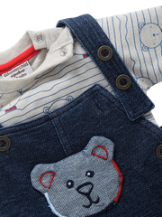 Boys Dungaree - Teddy