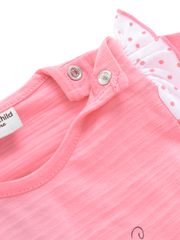 Girls Romper - Pink Girl