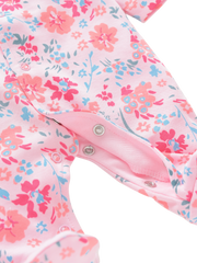 Girls Full Sleeve Floral Romper