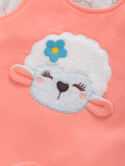 Girls Full Sleeve Top with Romper - Sheep