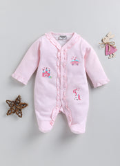 Girls Full Sleeve Romper - Princess