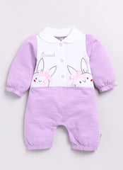 Full Sleeve Romper Violet Bunny