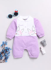 Full Sleeve Romper Violet Bunny