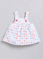 Girls Printed Skirt Blue