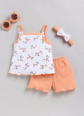 Girls Sleeveless Top and Shorts - Set of 2