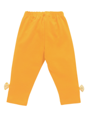 Girls Full Sleeve Dress Shrug with Pant - Honey Bee