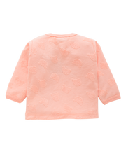 Girls Full Sleeve Top and Pajama - Orange Teddy