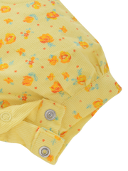 Girls Dungaree yellow owl