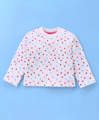 Girls Dungaree - Red Mouse