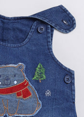 Boys Romper - Blue Bear