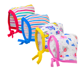 New Born Printed Cap - Pack of 4