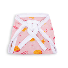 Reusable Cotton Knit Lace Tie-Up Nappy