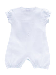 Girls Romper White