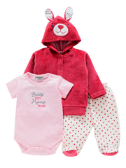 Cute Baby Romper with Jacket - Bunny